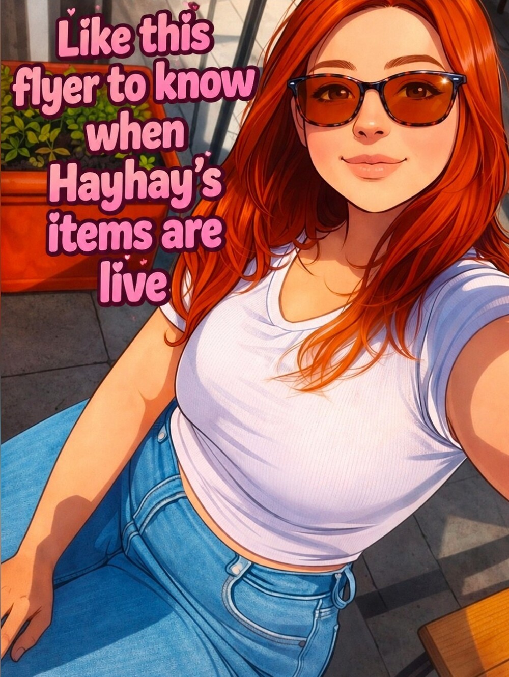 Hayhay's Flyer, Like This To Know When I Am Live Or Running Items